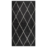 Vidaxl Rug Shaggy High Pile 80x150 cm Crèmeen Anthracite Color