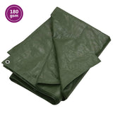 Vidaxl Device Sail 180 g m² 6x8 m HDPE vert