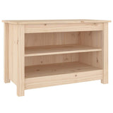 Vidaxl Shoes Bank 70x38x45.5 cm Pine solide