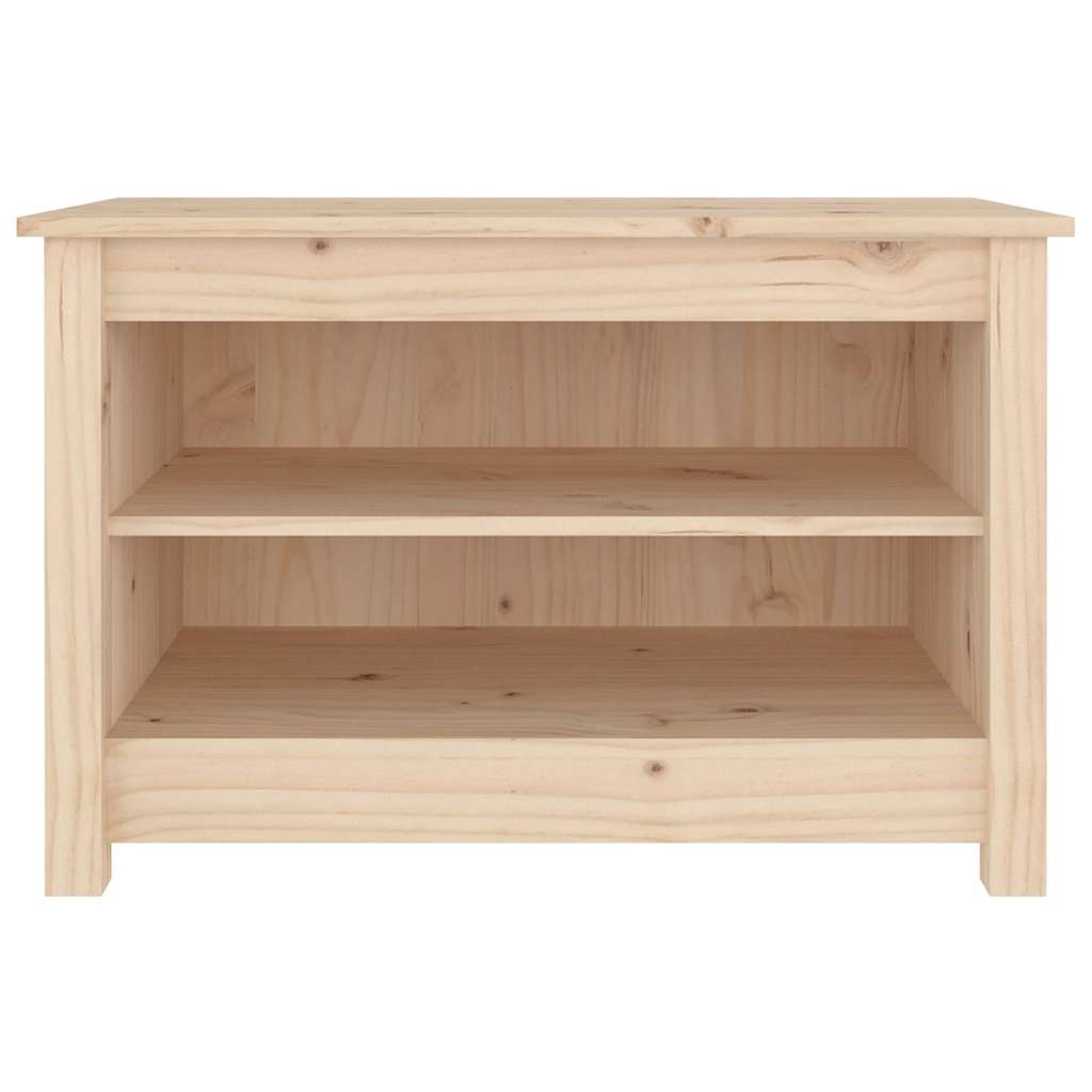 Vidaxl Shoes Bank 70x38x45.5 cm Pine solide
