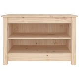 Vidaxl Shoes Bank 70x38x45.5 cm Pine solide