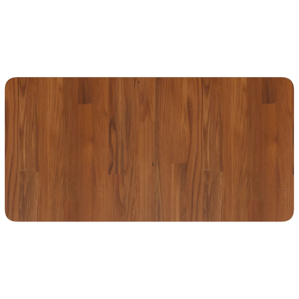 VIDAXL WASHBAIN TABELLE 80x40x1,5 cm behandeltes massives Holz dunkelbraun