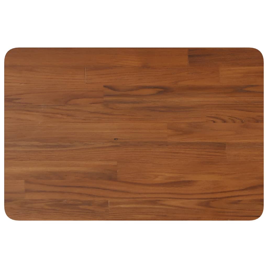 Vidaxl Washbasin Sheet 60x40x1.5 cm de madera sólida tratada marrón oscuro