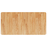 Tableau de lavabo VIDAXL 100x50x2,5 cm Brun clair en bois massif traité