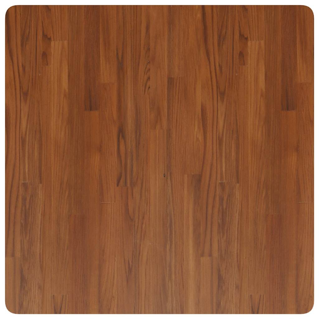 Vidaxl tafelblad vierkant 80x80x2,5cm behandeld eiken donkerbruin