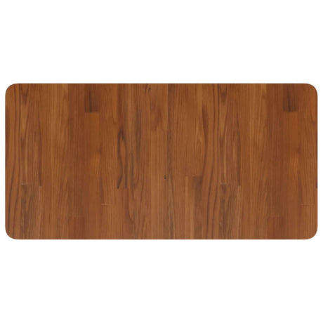 Vidaxl Wash-thesin tôle 80x40x2,5 cm Bround foncé en bois massif traité