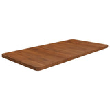 Vidaxl wastbasin Table 100x50x2.5cm behandelt Fest mat Holz donkelbrong behandelt