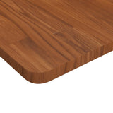 Vidaxl wastbasin Table 100x50x2.5cm behandelt Fest mat Holz donkelbrong behandelt