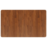 Table de lavabo VIDAXL 100x60x2,5 cm en bois massif massif foncé