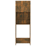 Armoire de machine à laver Vidaxl 64x25.5x190 cm coloré en chêne fumé