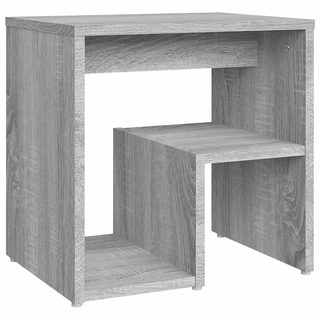 Vidaxl nachtkastje 40x30x40 cm bewerkt hout sonoma eikenkleurig