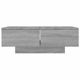 Vidaxl salontafel 90x60x31 cm bewerkt hout grijs sonoma eikenkleurig