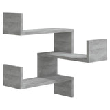 Vidaxl hoekwandschap 40x40x50 cm bewerkt hout grijs sonoma eikenkleur