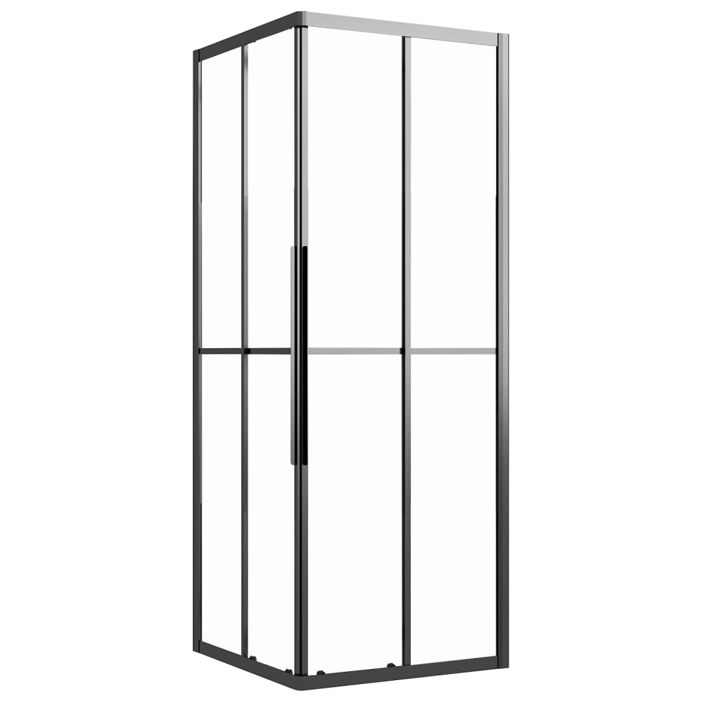 Vidaxl sprchová kabina 70x70x180 cm Matte Esg Black