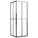 Vidaxl sprchová kabina 70x70x180 cm Matte Esg Black