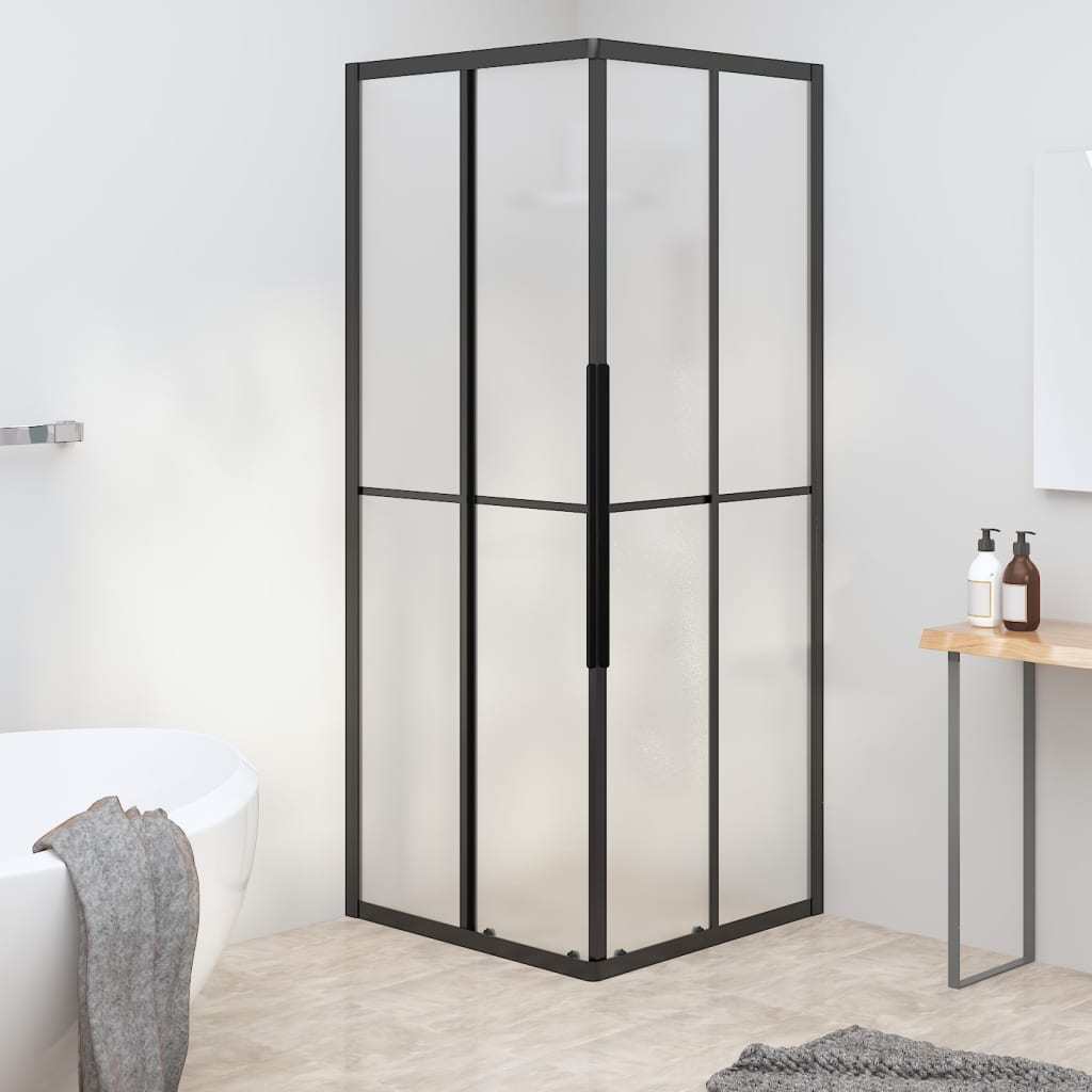 Vidaxl sprchová kabina 70x70x180 cm Matte Esg Black