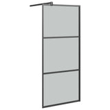 Vidaxl Walk-In Walking Mur 80x195 cm noir esg noir