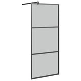 Vidaxl Walk-In Walk Word 90x195 cm noir esg noir