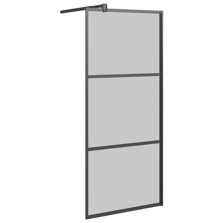Vidaxl Walk-In Walk Word 90x195 cm noir esg noir
