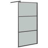 Vidaxl Walk-In Walking Mur 100x195 cm noir esg noir