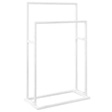 Rack de serviette vidaxl détaché 48x24x78,5 cm de fer blanc