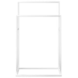 Rack de serviette vidaxl détaché 48x24x78,5 cm de fer blanc