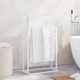 Rack de serviette vidaxl détaché 48x24x78,5 cm de fer blanc