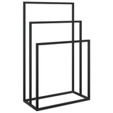 Vidaxl håndklæde rack løsrevet 48x24x79 cm jern sort