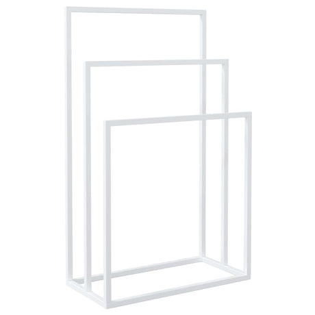 Rack de serviette Vidaxl détaché 48x24x79 cm Blanc