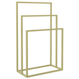 Rack de serviette vidaxl détaché 48x24x79 cm en or de couleur
