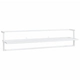 VidaXL Towel rack 95x25x22 cm iron white