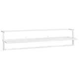 Rack de serviettes Vidaxl 95x25x22 cm Blanc