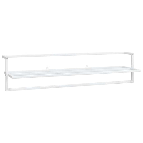 Rack de serviettes Vidaxl 95x25x22 cm Blanc