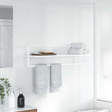 Rack de serviettes Vidaxl 95x25x22 cm Blanc