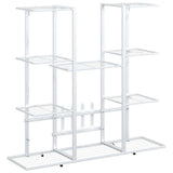 Norme de fleur de Vidaxl 94.5x25x89 cm Blanc