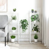 Norme de fleur de Vidaxl 94.5x25x89 cm Blanc