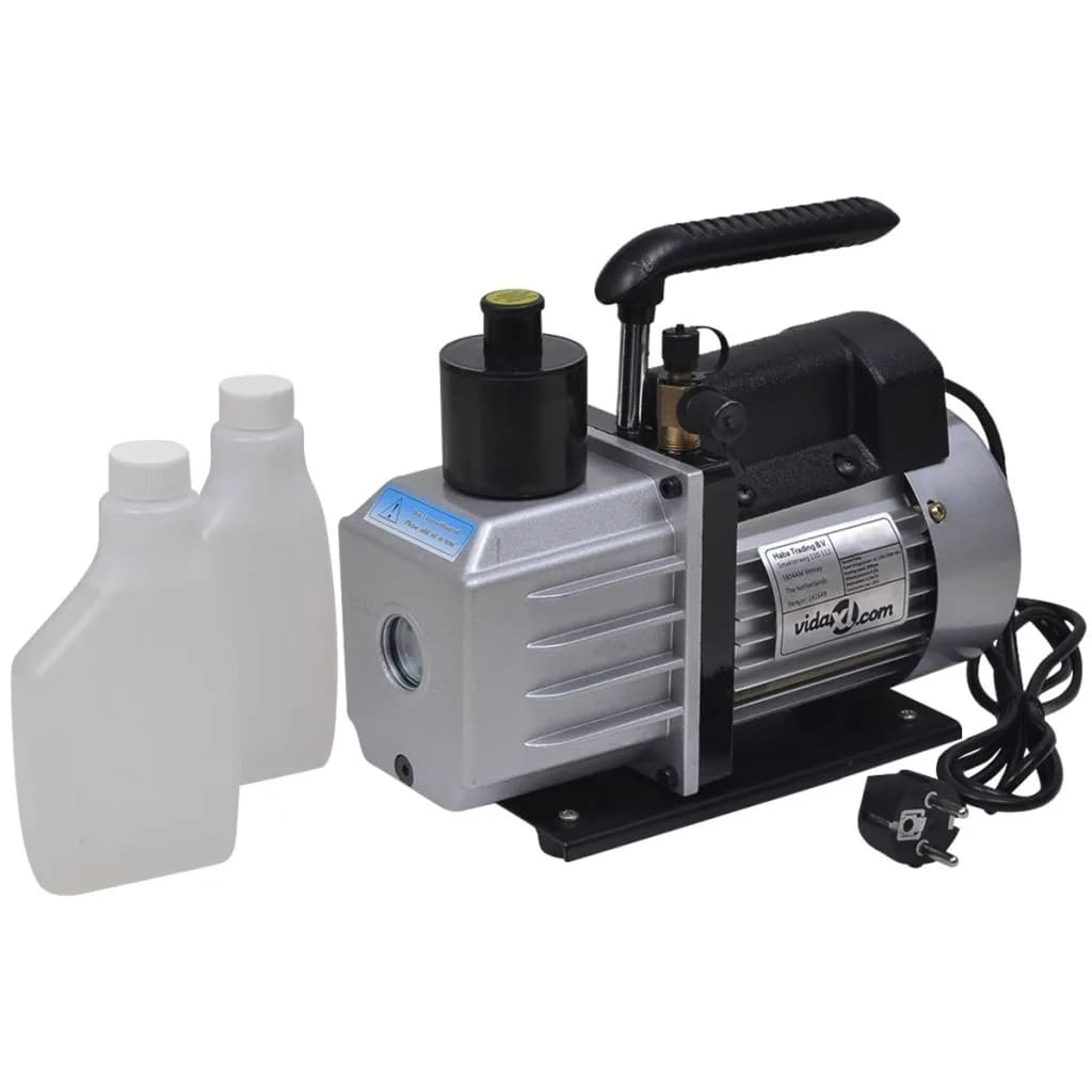 VidaXL Vacuum Pump with 2-fold manometers set for air conditioning