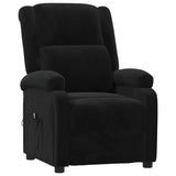 Vidaxl fauteuil verstelbaar elektrisch stof zwart