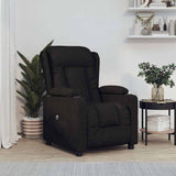 Vidaxl fauteuil verstelbaar elektrisch stof zwart