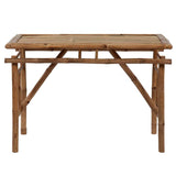Vidaxl tuintafel inklapbaar 115x50x75 cm bamboe