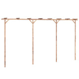Vidaxl pergola 385x40x205 cm bambou