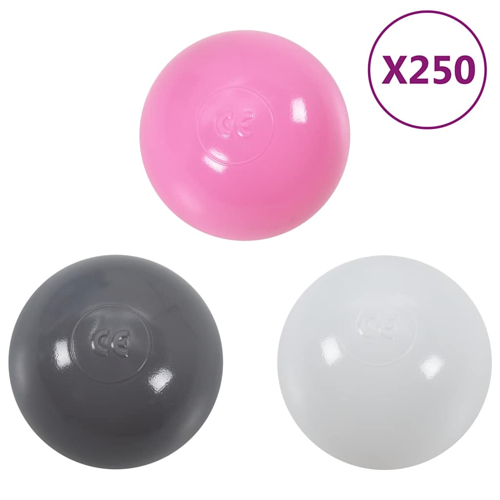 Vidaxl Playballs 250 St Multi -färgade