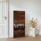 Vidaxl Schong Cabinet 59x17x150 cm Propertéiert Holzfloscht faarweg