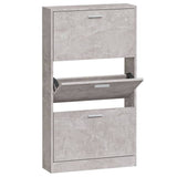 Armoire à chaussures Vidaxl 59x17x108 cm