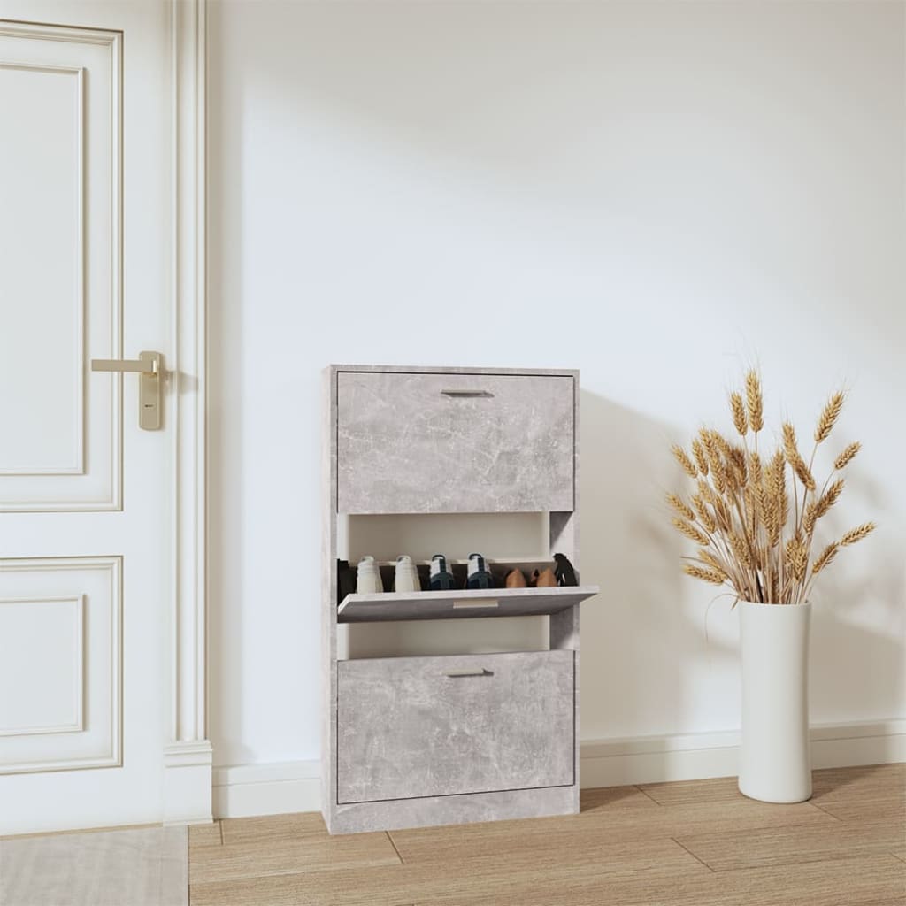 Armoire à chaussures Vidaxl 59x17x108 cm