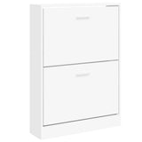 Armoire à chaussures Vidaxl 59x17x81 cm Bois de bois transformé