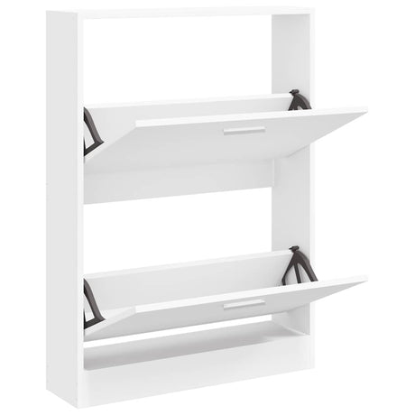 Armoire à chaussures Vidaxl 59x17x81 cm Bois de bois transformé