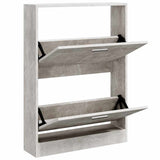 Armoire à chaussures Vidaxl 59x17x81 cm Prix en béton en bois édité