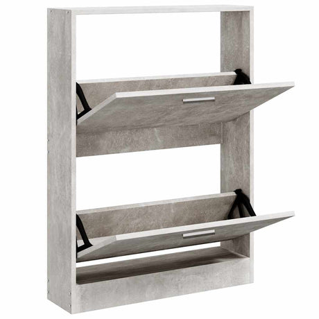 Armoire à chaussures Vidaxl 59x17x81 cm Prix en béton en bois édité