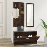 Ensemble d'armoire à chaussures Vidaxl 3-en-1 en bois édité sonoma colored